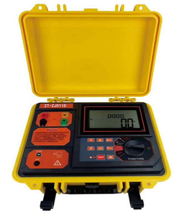 ZT-ZJ011D数字式接地电阻测试仪 (带土壤电阻率）